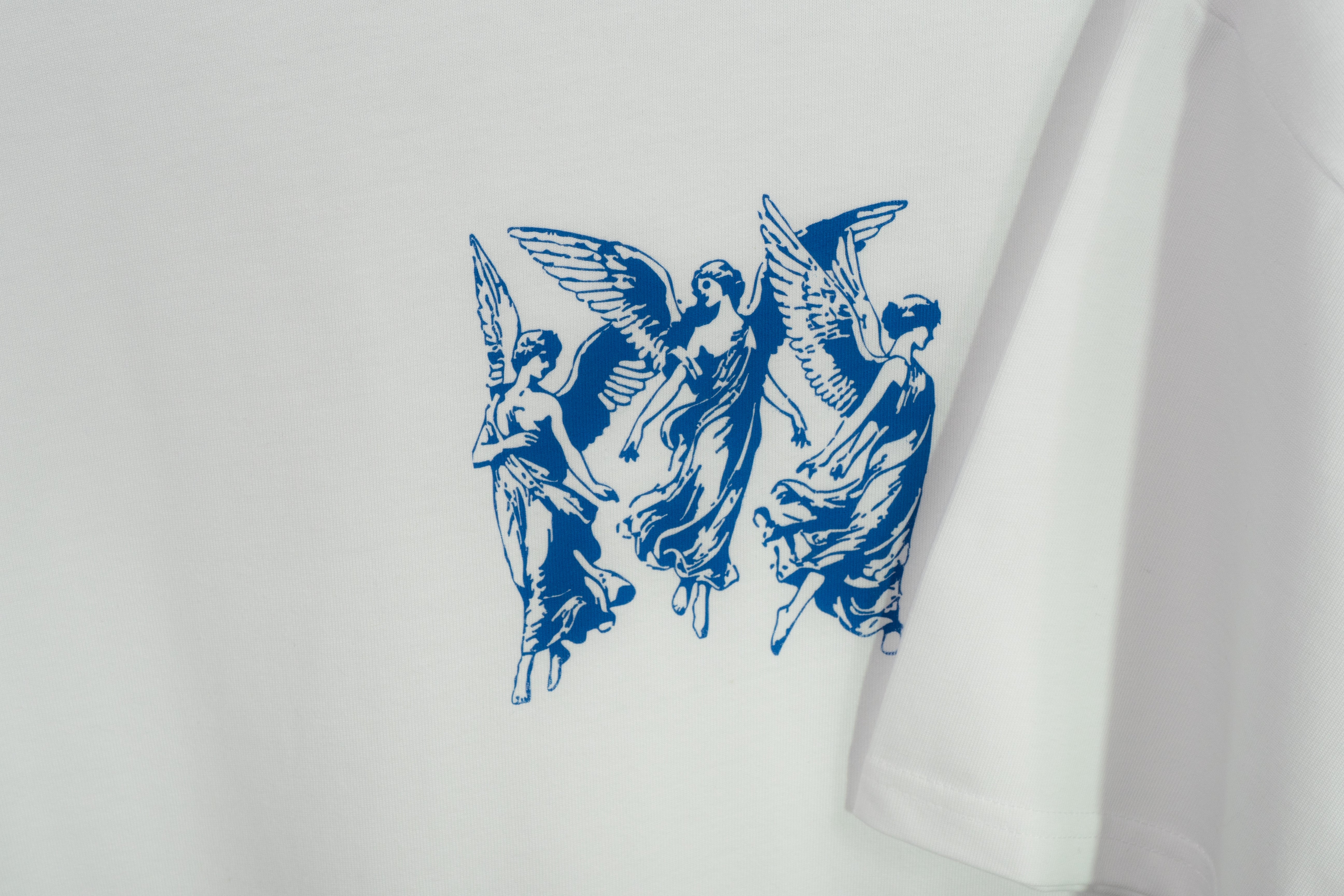 Anges bleus - T-shirt blanc