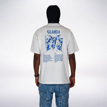 Anges bleus - T-shirt blanc